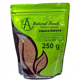 Linaza Entera 250 gr Natural Foods.