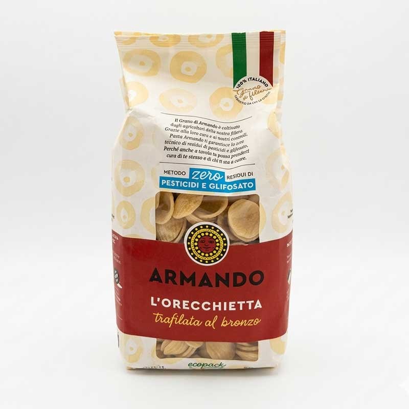 Pasta Conchitas L´ORECCHIETTA 500 gr trigo orgánico Armando