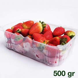 Fresas orgánicas caja 500 gr x uni