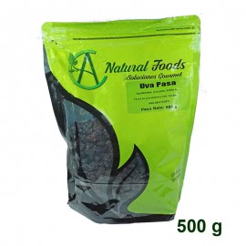 Uvas Pasas negras 500 gr Natural Foods, sin azúcar, sin aditivos